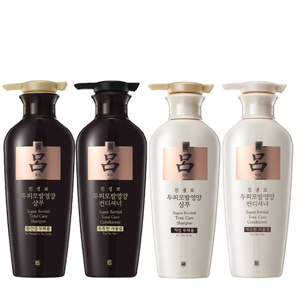 Ryo Jinsaengbo Super Revital Total Care Shampoo Conditioner