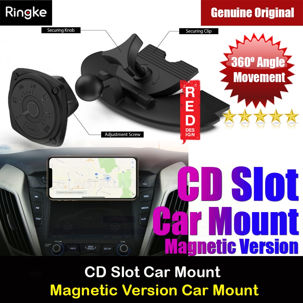 Ringke CD Player Slot Car Mount Car Holder for Smartphone
