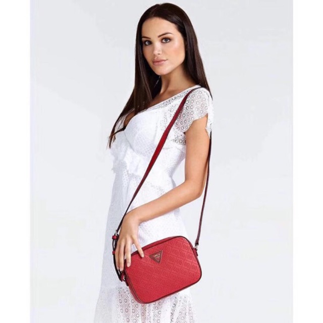 guess sling bag orange