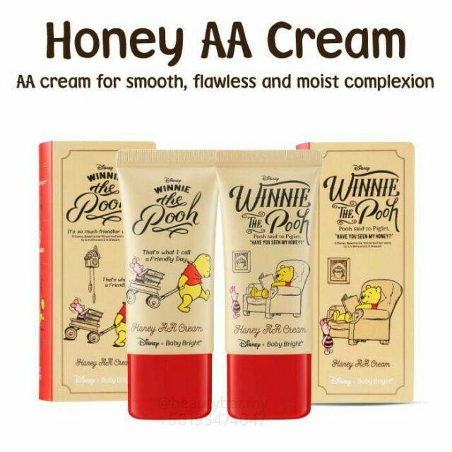 Honey AA Cream 20g Baby Bright Disney Winnie the Pooh Shopee Malaysia