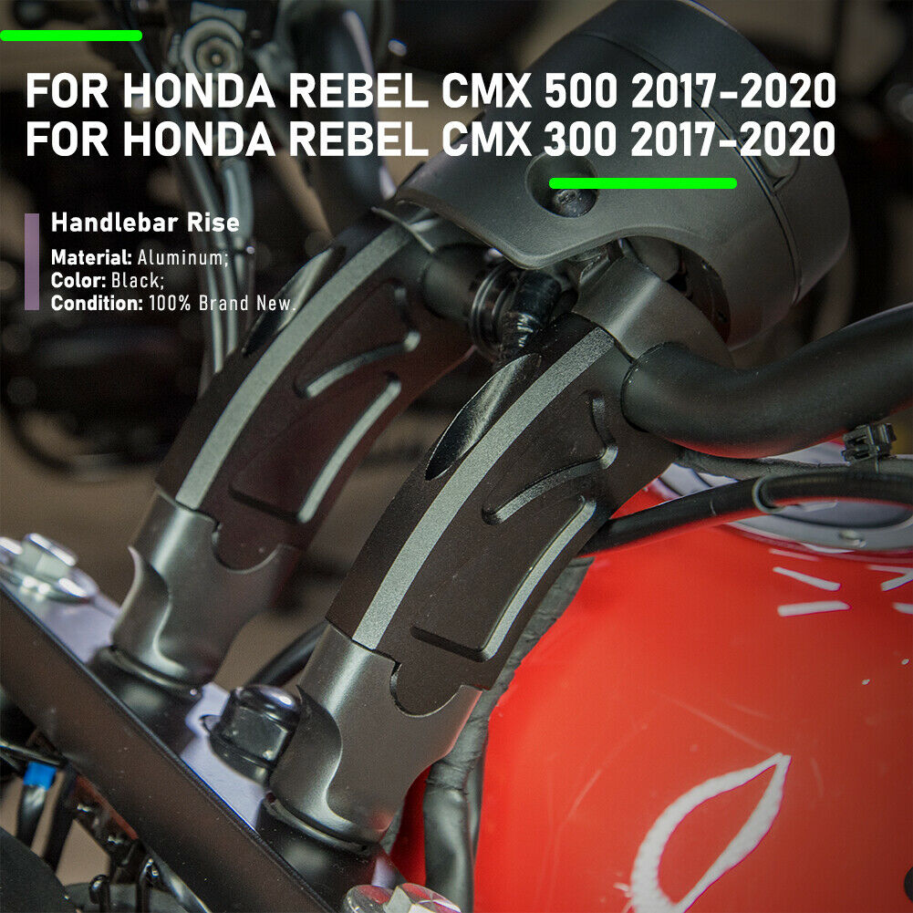 Diteng CMX500 Motorcycle Handlebar Riser Mount Clamp For Honda CMX500 Rebel500 CMX300 2020 High Lifter Risers Accessories. 