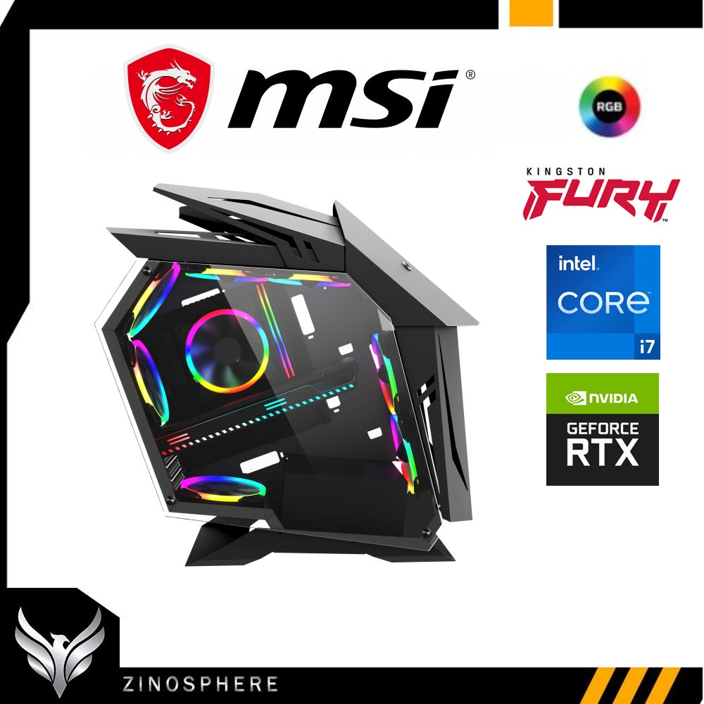 สร้างอย่างเต็มที่เกม RGB เดสก์ทอป ?  ปรับแต่ง MSI rtx3070 16GB DDR4 เกมคุณภาพเดสก์ทอปเกมงบประมาณ