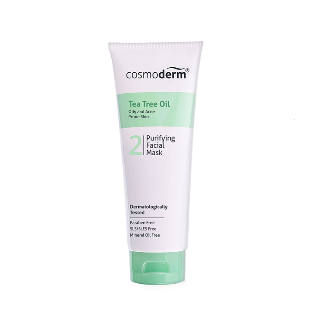 COSMODERM Tea Tree Oil Purifying Facial Mask 100ml Shopee Malaysia