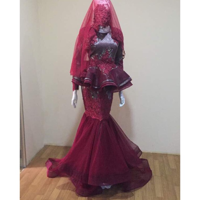  Baju pengantin peplum songket Shopee Malaysia