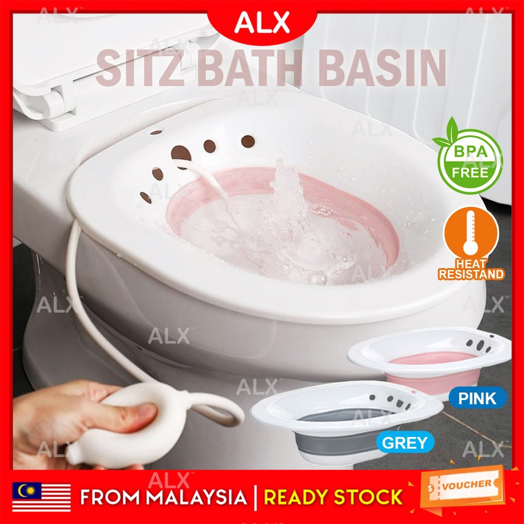 ALX Sitz Bath Basin Toilet Seat Besen Tangas Postpartum Hemorrhoid Perineum Soaking Care Treatment BPA FREE 痔疮孕妇产妇月子盆