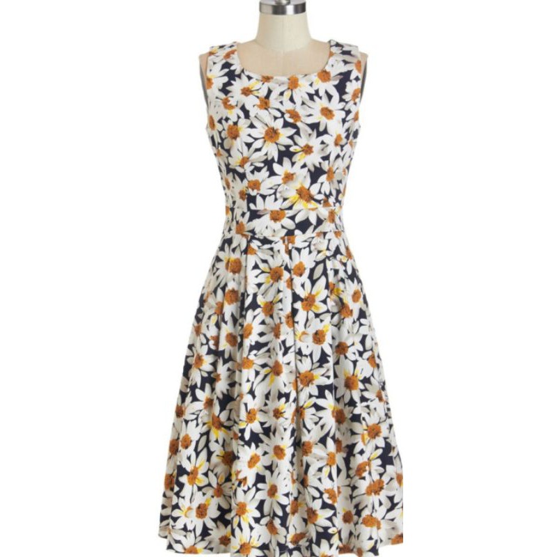 mix~dress~vintage-floral