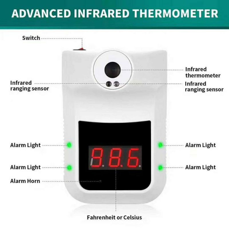 K3 ADVANCED INFRARED THERMOMETER 温度枪 / 温度计 ** FREE battery 2500MAH