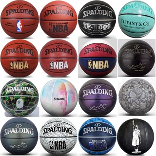 Spalding Series Basketball 602/604/606/608 PU Leather Size 7 Women& Men Training Match Official Size and Weight Basketball ball