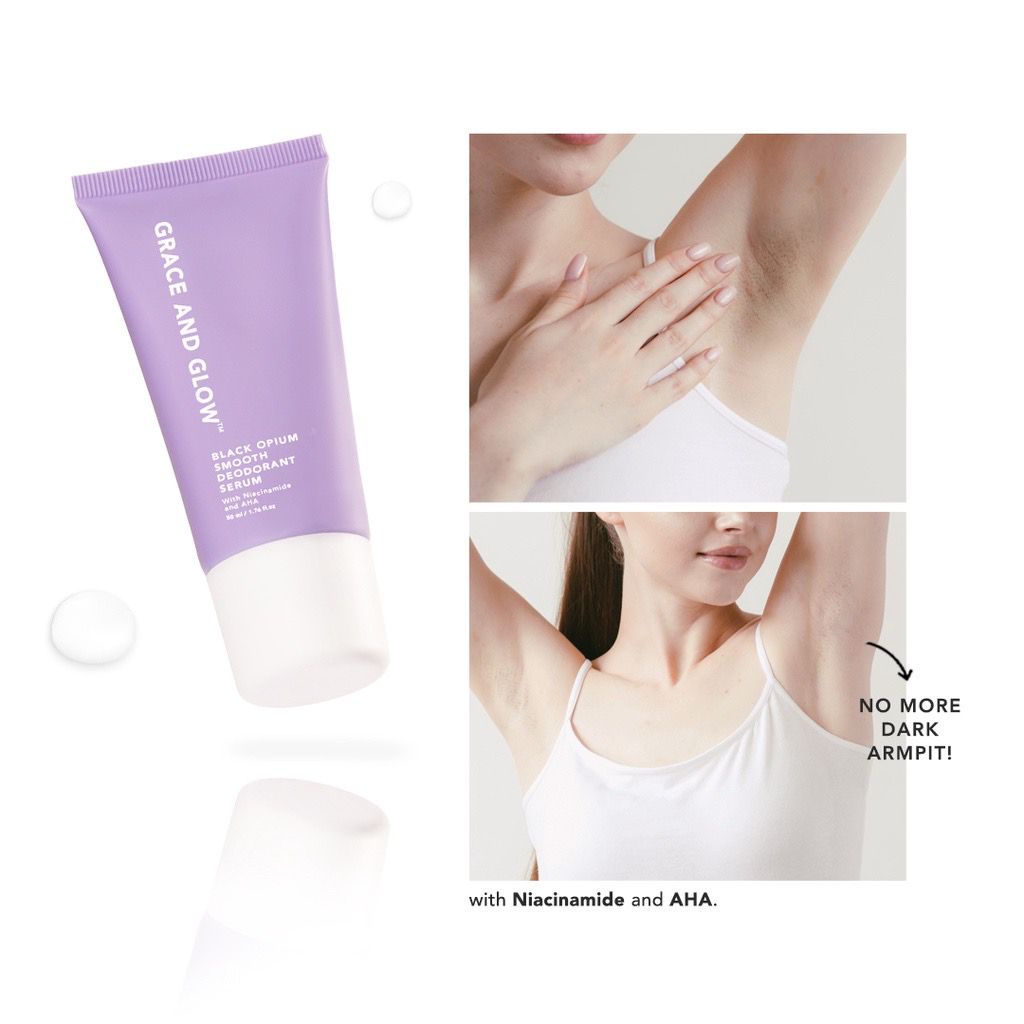 UNGU Grace and Glow Black Opium Bright and Smooth DEODORANT Serum (Purple DEODORANT)