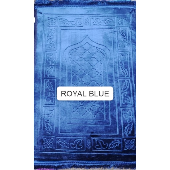 SEJADAH HANTARAN SEJADAH GEBU SEJADAH SPAN SEJADAH MURAH SEJADAH PLAIN PRAYER MATS SPONGE SAJADAH ROYAL BLUE SEJADAH