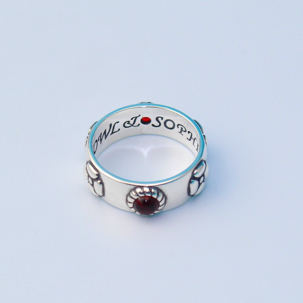 ☁❐S925 Sterling Sliver Howl's Moving Castle Ring Hayao Miyazaki Anime Howl  Sophie Cosplay Ring Sliver Jewelry US size 5 | Shopee Malaysia