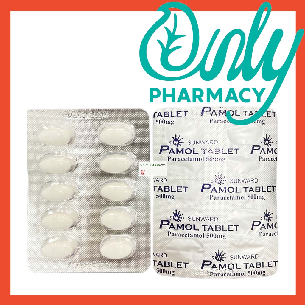 PAMOL Paracetamol 500mg or Paracetamol 650mg 10 tablets/ strip Similar