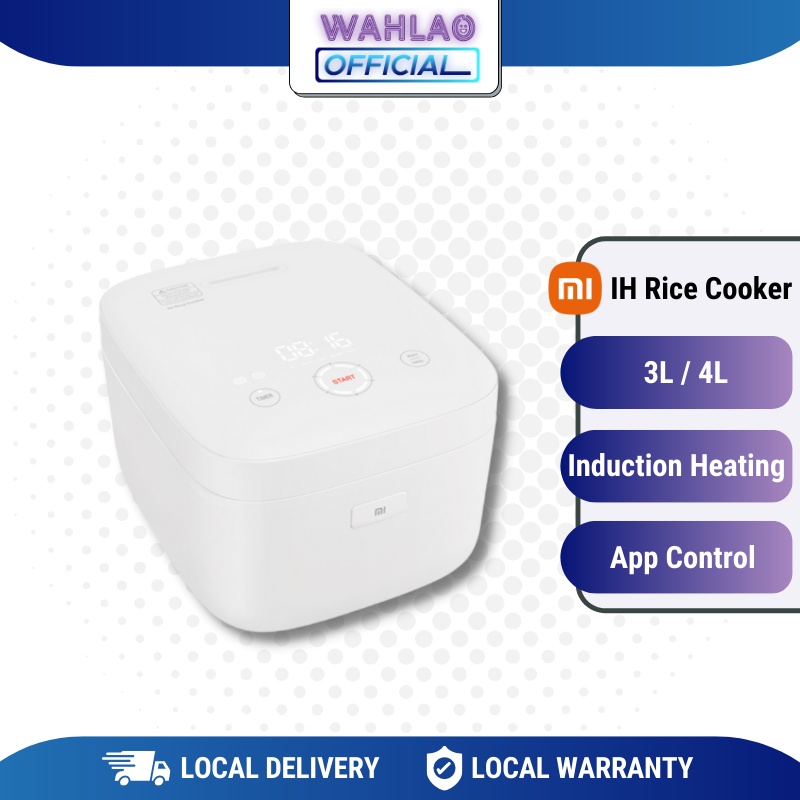 Xiaomi Mi Rice Cooker 3L / 4L MIJIA Induction Heating IH Rice Cooker Smart Control