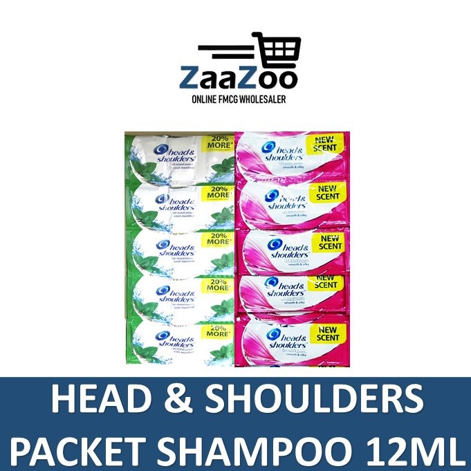 Head & Shoulders Packet Shampoo 12ml (12 sachet) /Cool