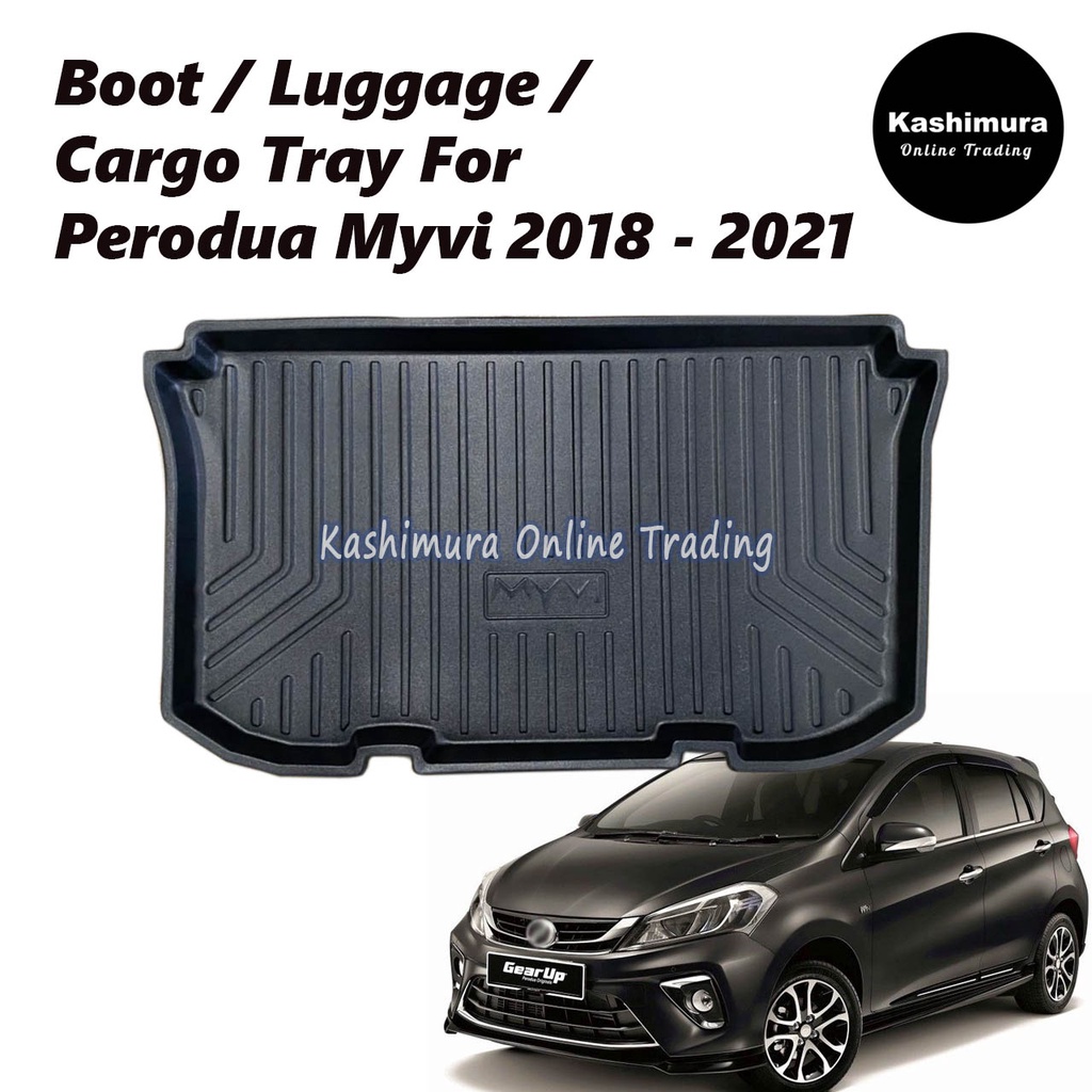 Perodua Myvi 2018 2021 Boot Tray Luggage Tray Cargo Tray Shopee