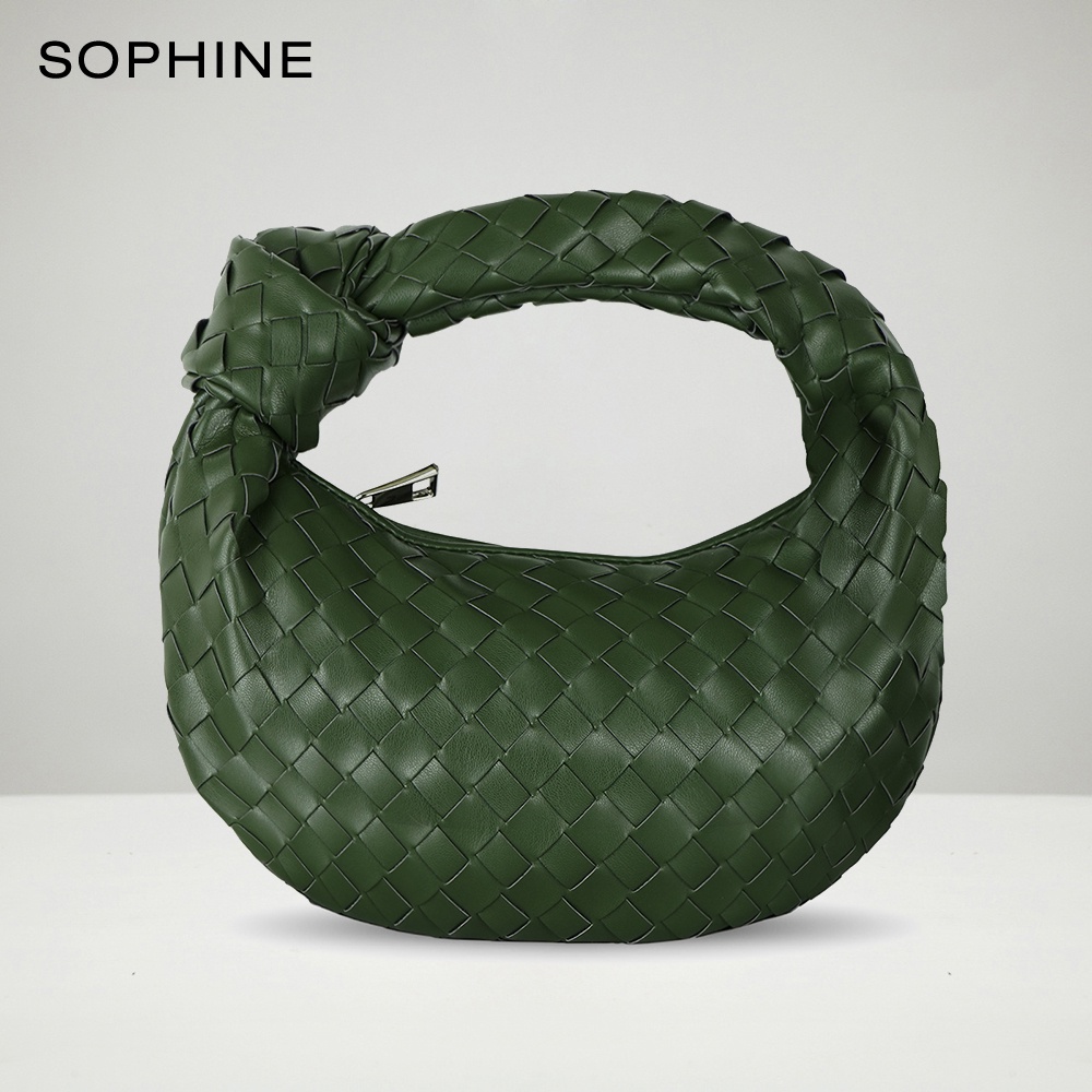 Classic Luxury Brand Style Jodie Handbag Women Knot Mini Bag Woven Hobos