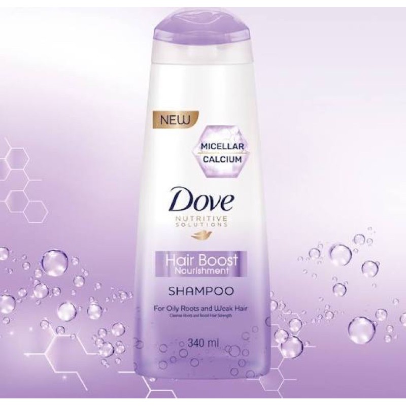 Dove Shampoo Conditioner Hair Detox Pink Salt Nourishment Hair Boost