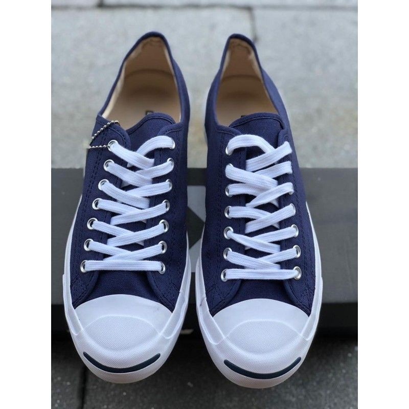 soborno Susceptibles a Zapatos antideslizantes 🛫🛒CONVERSE JACK PURCELL NAVY BLUE PREMIUM | Shopee Malaysia