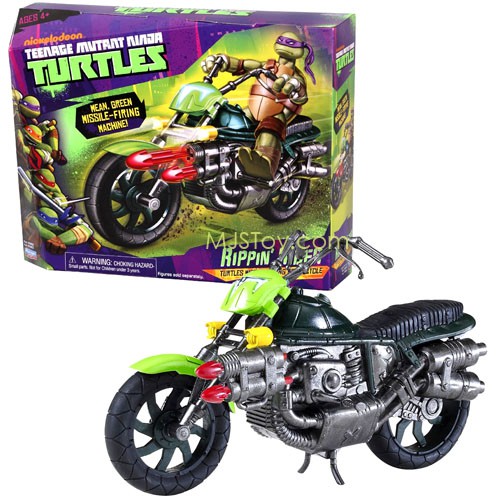 ninja turtle motorcycle toy