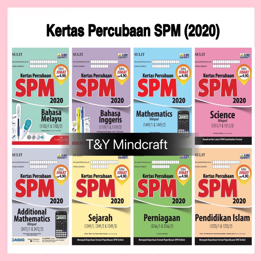 TNY Kertas Percubaan SPM 2020 - Ilmu Bakti | Shopee Malaysia