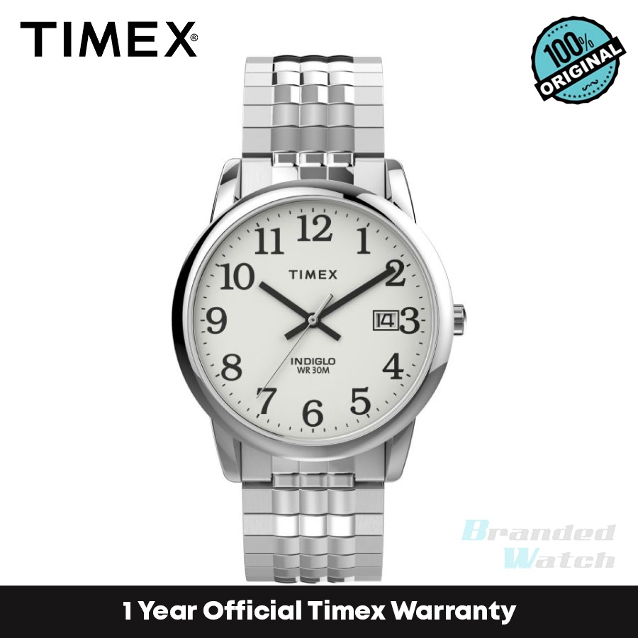 [Official Warranty] Timex TW2V05400 Men's Easy Reader Quartz 35mm