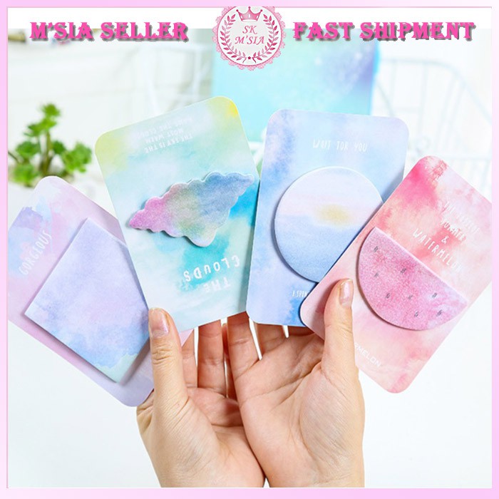 SKM Sticky Note Pastel Colour and Designs Cute and Nice Designs
