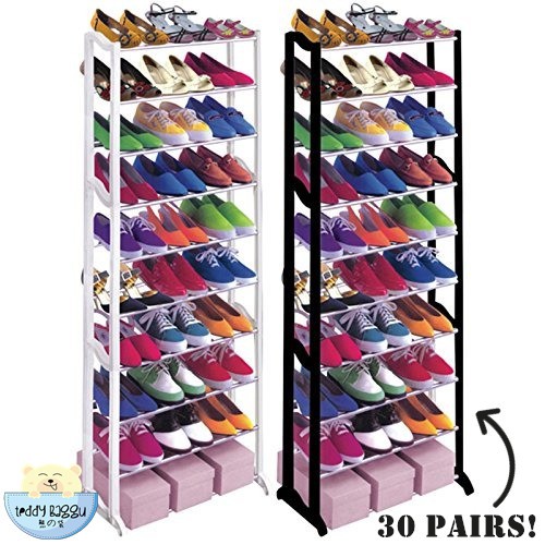 Teddy 10 Tier Layered Amazing Shoe Rack Shelve Shopee Malaysia