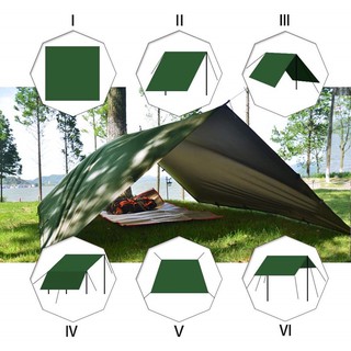 Flysheet Tent Large Tarp 6mx4m nail & rope ( uv protection ) Color Big ...