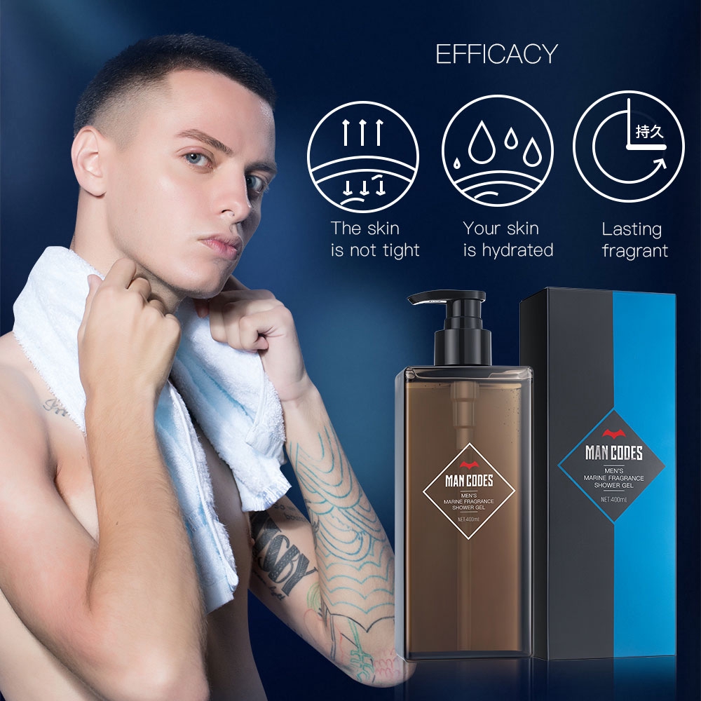 men's fragrance shower gel