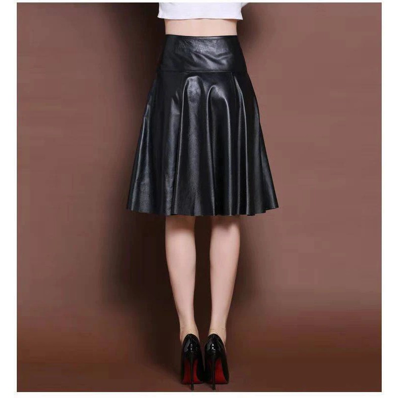 HITAM Women Leather Skirt (Black VESTIC) | Shopee Malaysia