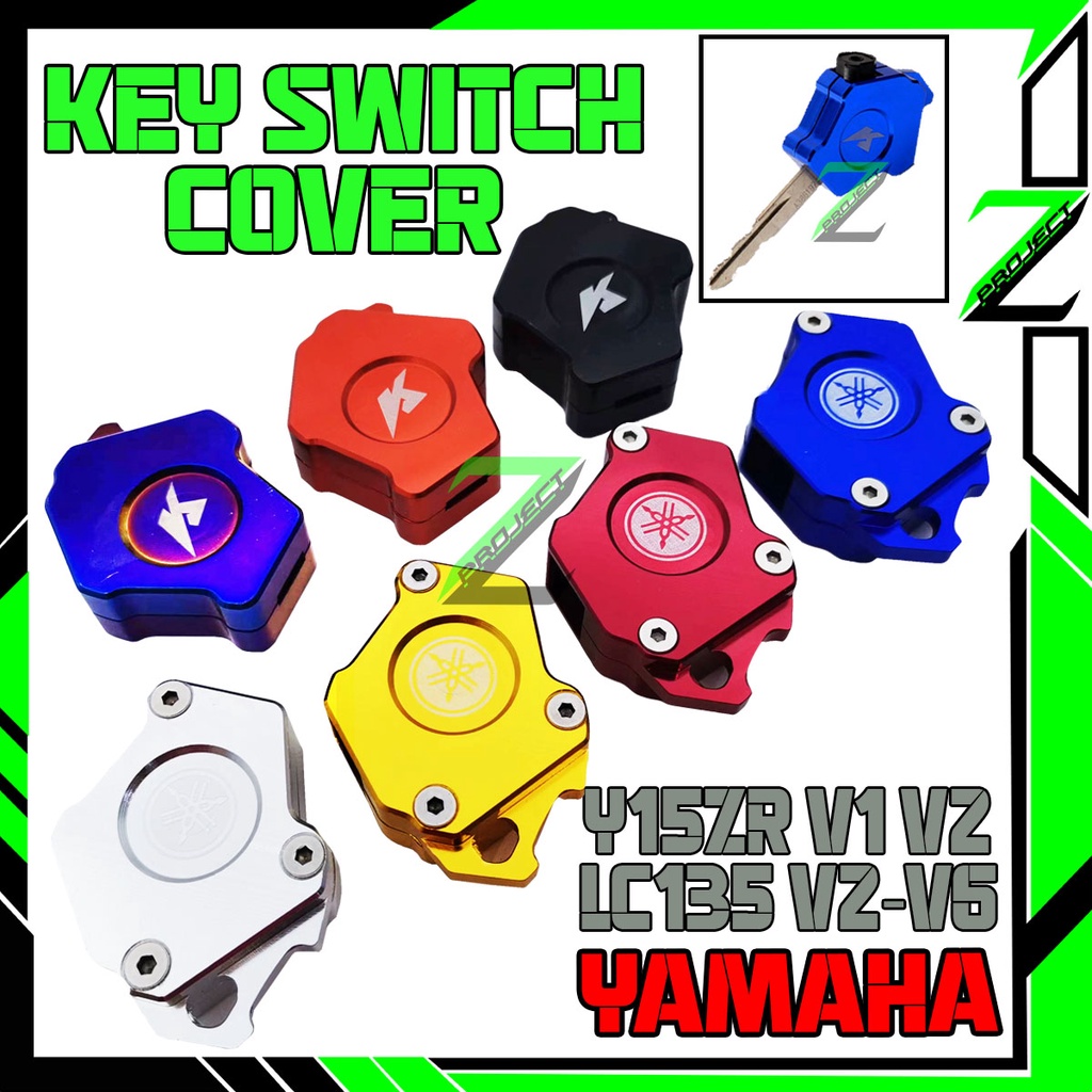 Yamaha King Drag Key Switch Cover Alloy Y15zr Lc135 New Lc135 V2V6