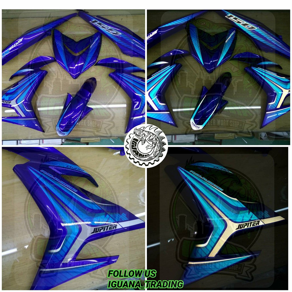 STRIPE MOTOR  PANTULAN CAHAYA YAMAHA JUPITER  MX  KING  150 