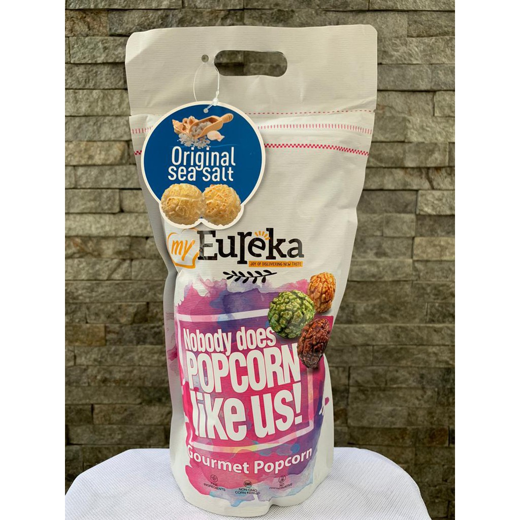 Eureka Original Sea Salt Popcorn 140g Shopee Malaysia