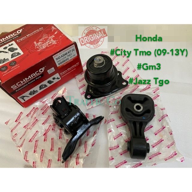 Schmaco Honda City Gm3 Tmo Jazz Ge8 Tgo Engine Mounting Kit Set 