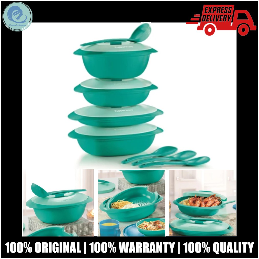 Tupperware Blossom Serveware Set Original Tupperware Shopee Malaysia