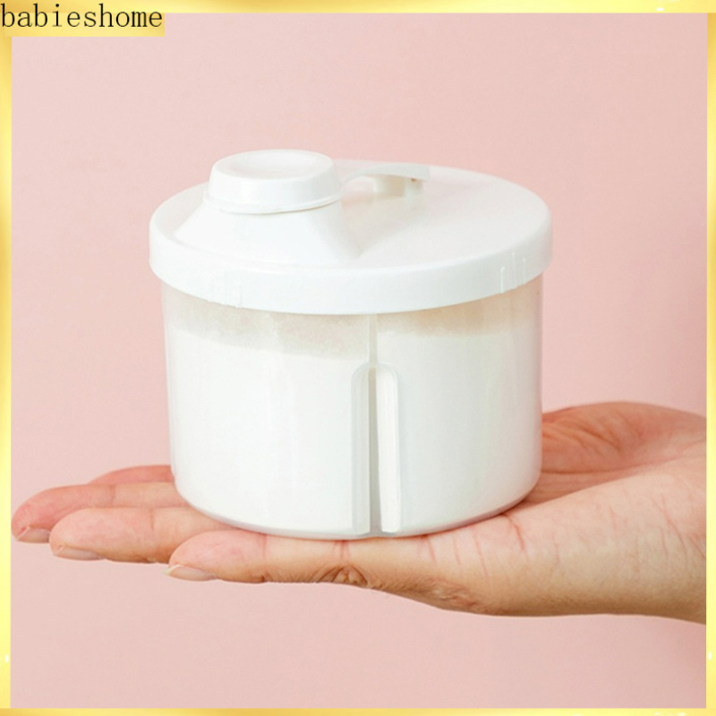 BABI Baby 4 Compartments Newborn Milk Powder Organizer Formula Dispenser Portable Reusable Baby Food Storage Box Snacks Cups