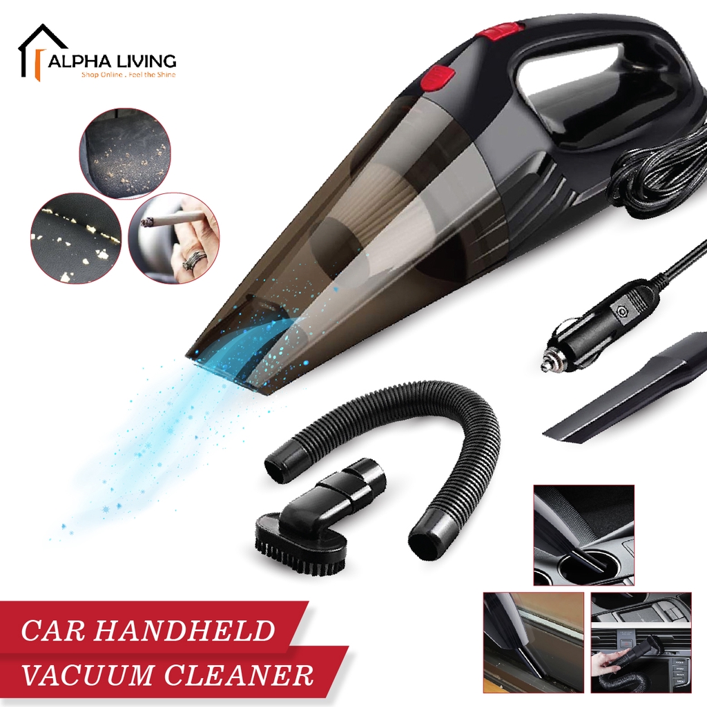 READY STOCK!! Car Vacuum Cleaners Portable Handheld 12V Wet & Dry