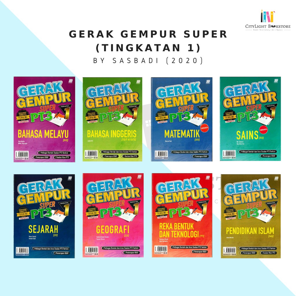 [CITYLIGHT] Buku Latihan: Gerak Gempur Super Tingkatan 1 