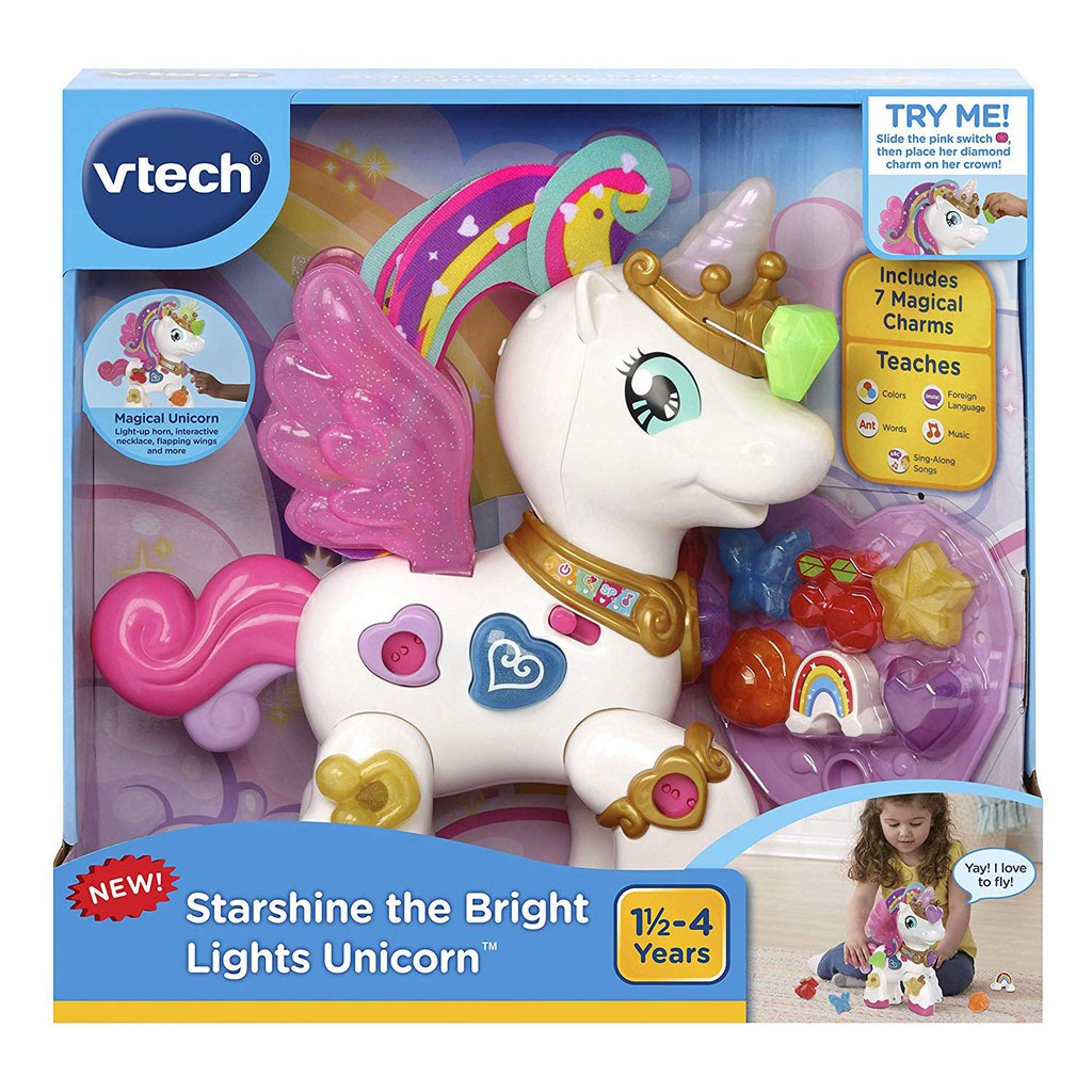 VTech Girls Toys Unicorn Toys Starshine the Bright Lights Unicorn
