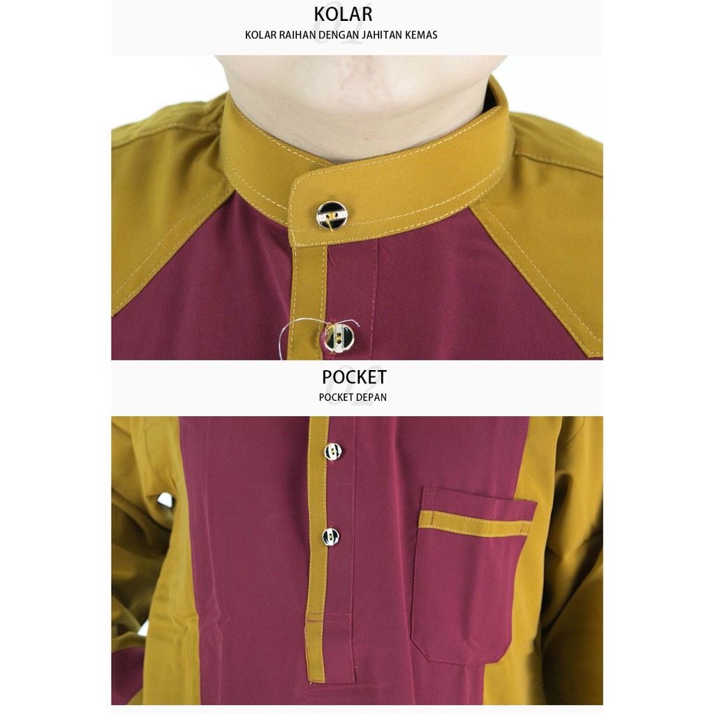 CY 367B JUBAH PANJANG KURTA MUSLIMIN ISLAM BUDAK BOYS KIDS / Jubah 