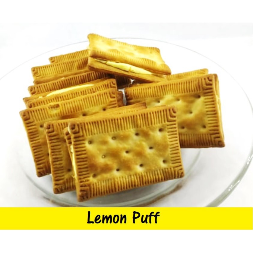 Biskut Lemon Puff / Lemon Puff Biscuits / Khong Guan / Biskut Timbang