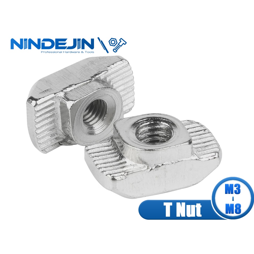 100pcs/lot M3 T Nut Hammer Nut Aluminum Connector for 3030 Aluminum Profile 