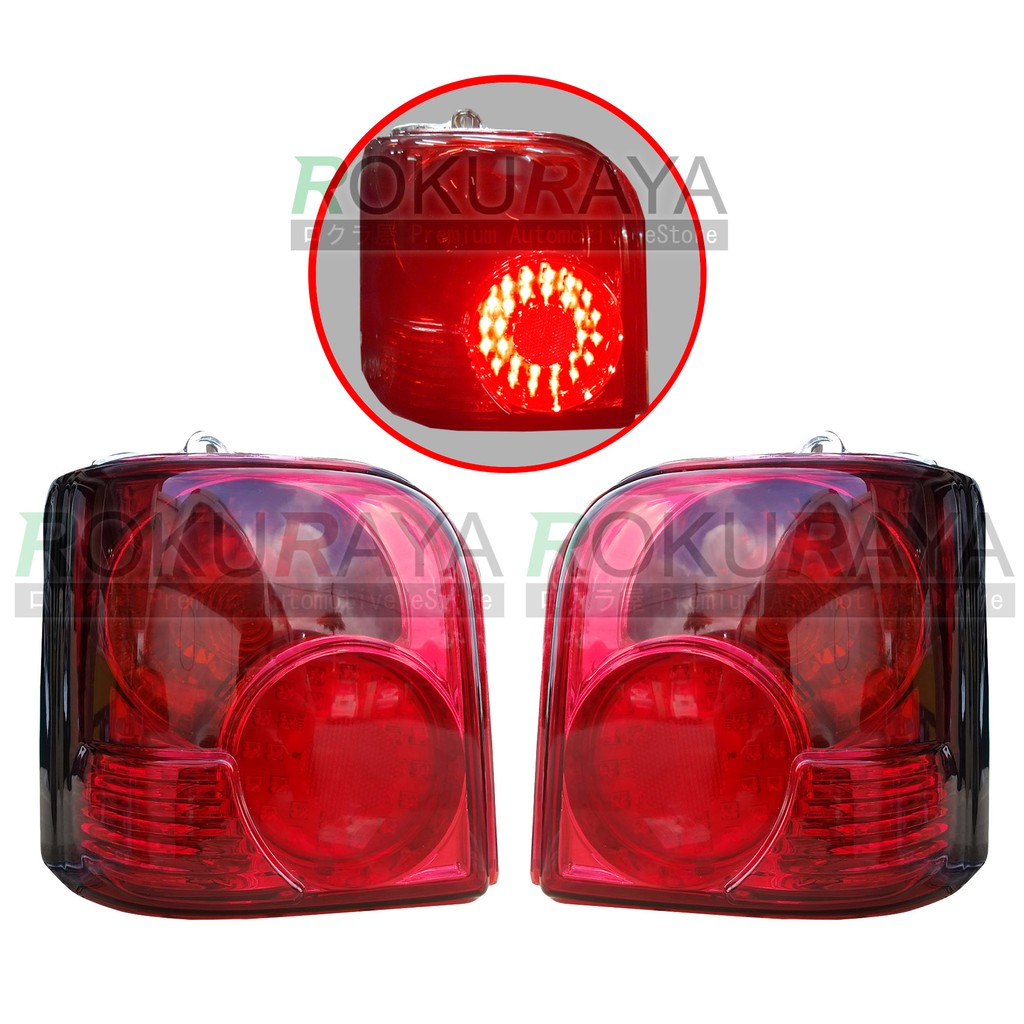 Perodua Kancil Old Square Head Lamp Rear Tail Lamp Set LED Accessory Red Cover