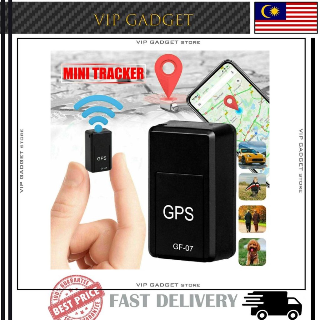 Ship 24 Hrs Mini Gf 07 Car Gps Tracker Real Time Sos Gsm Gprs Tracking Device Anti Lost Shopee Malaysia