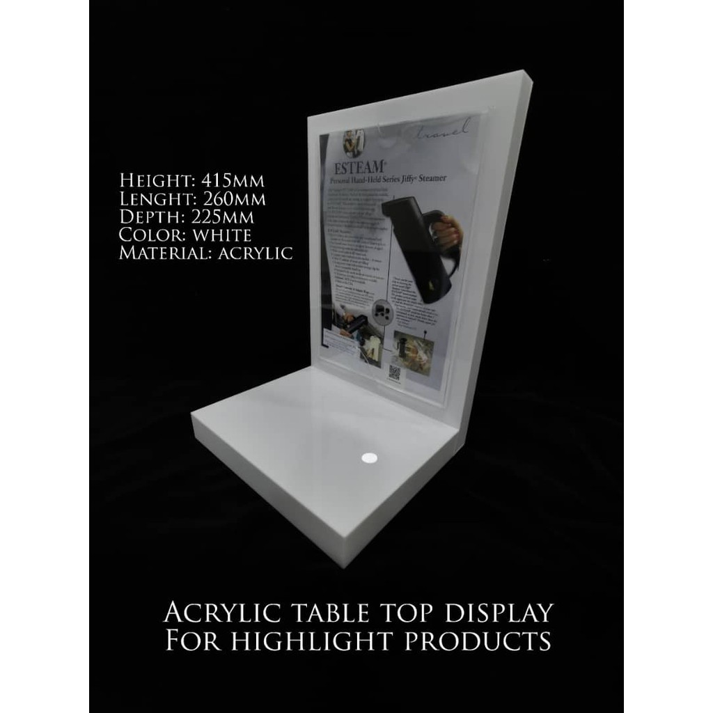 Acrylic Products Highlight Launching New Products TableTop Display ...