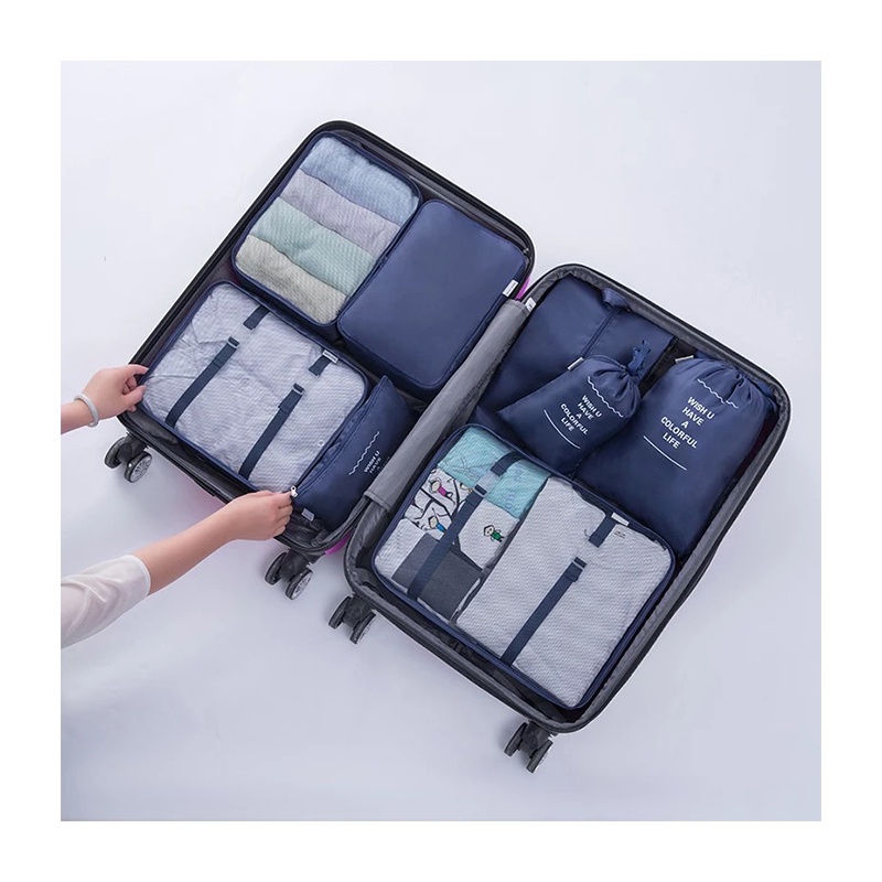 Travel Organiser Luggage Organiser Packing Cubes 8pcs, Quality