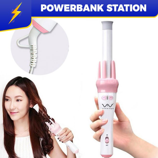 Psb 100 Authentic Vivid And Vogue Automatic Iron Ceramic Hair Curler Shopee Malaysia 