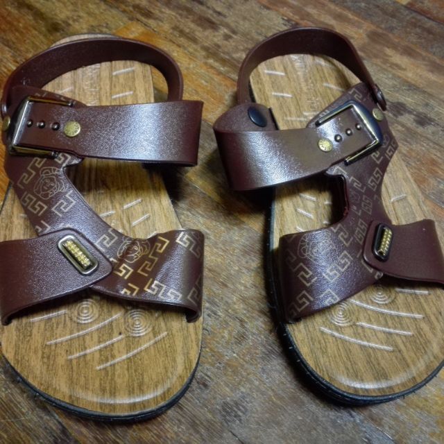 Men Fashion Pu Leather Slipper Sandal Lelaki Shopee Malaysia