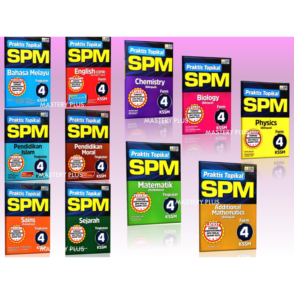 Ilmu Bakti Praktis Topikal Spm Tingkatan 4 Kssm Buku Latihan 2021 Matematik Sejarah Chemistry Biology Sains English Bm Shopee Malaysia