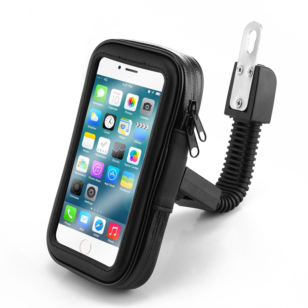 waterproof cell phone mount for motorcycle